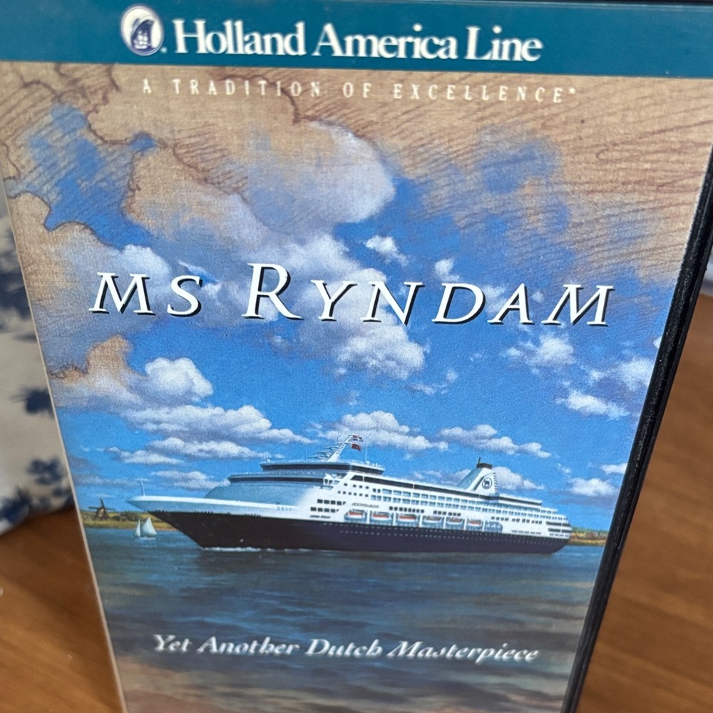 Holland America Line MS Ryndam Cruise Ship VTG VHS